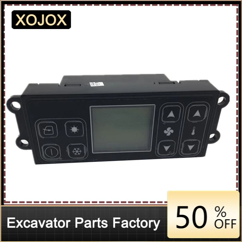 For  XOJOX Excavator parts Xcmg  air conditioning control panel air conditioning adjustment button switch