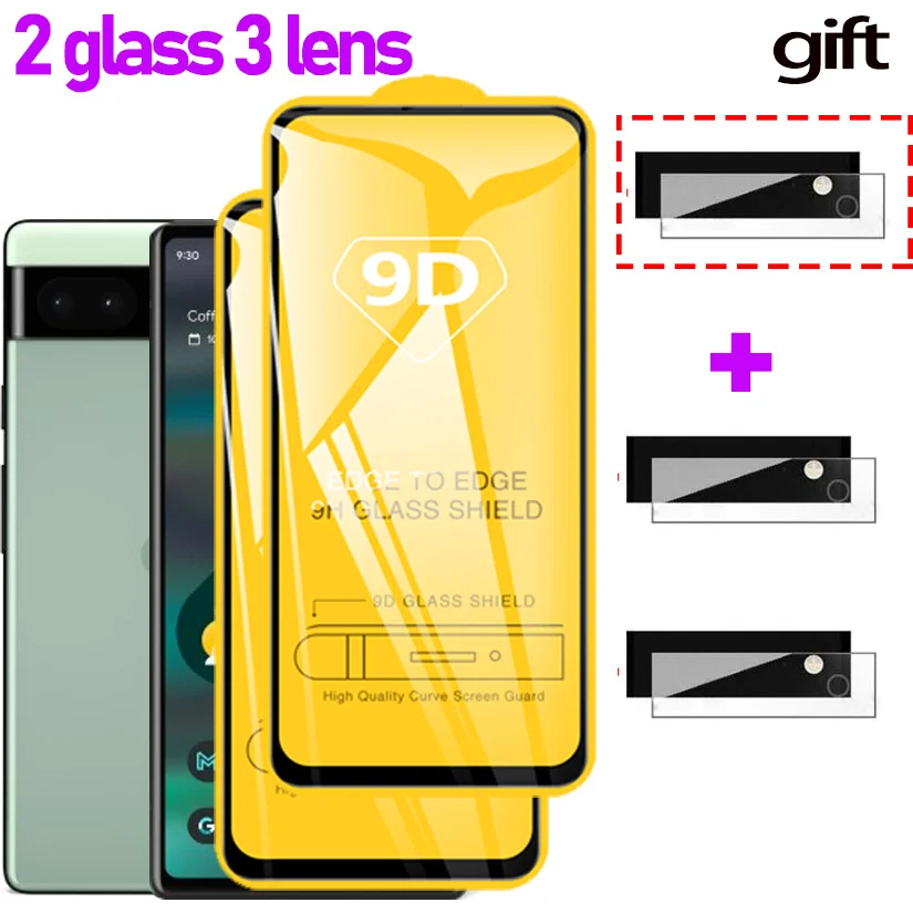 

1~5PCS,Tempered Glass Pixel 6a Glass Screen Protector Soft Camera Lens Film Google Pixel 6 7 Glasses For Google Pixel 6a Pixel6a