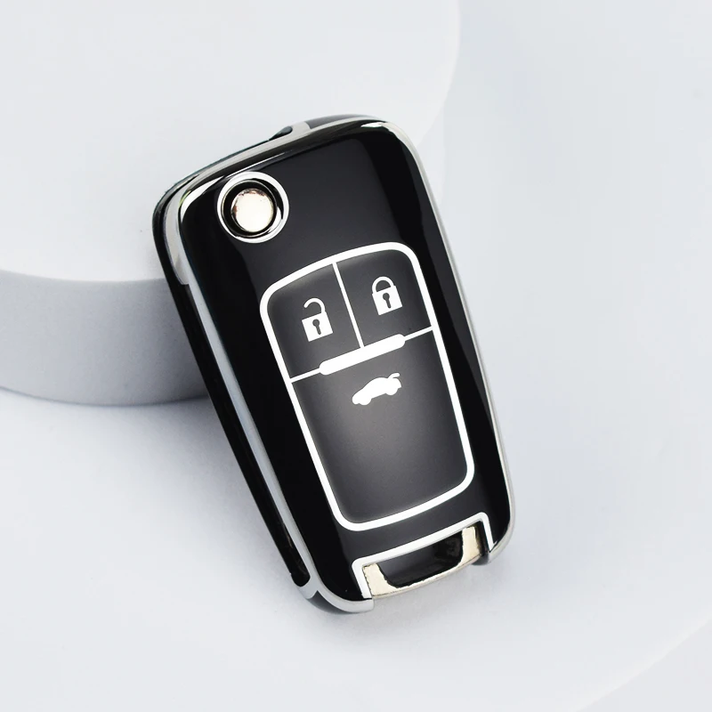 For Chevrolet Cruze Aveo Trax Sail Malibu Opel Astra Corsa Meriva Zafira Vauxhall Antara J For Buick 3Buttons Car Key Case Cover