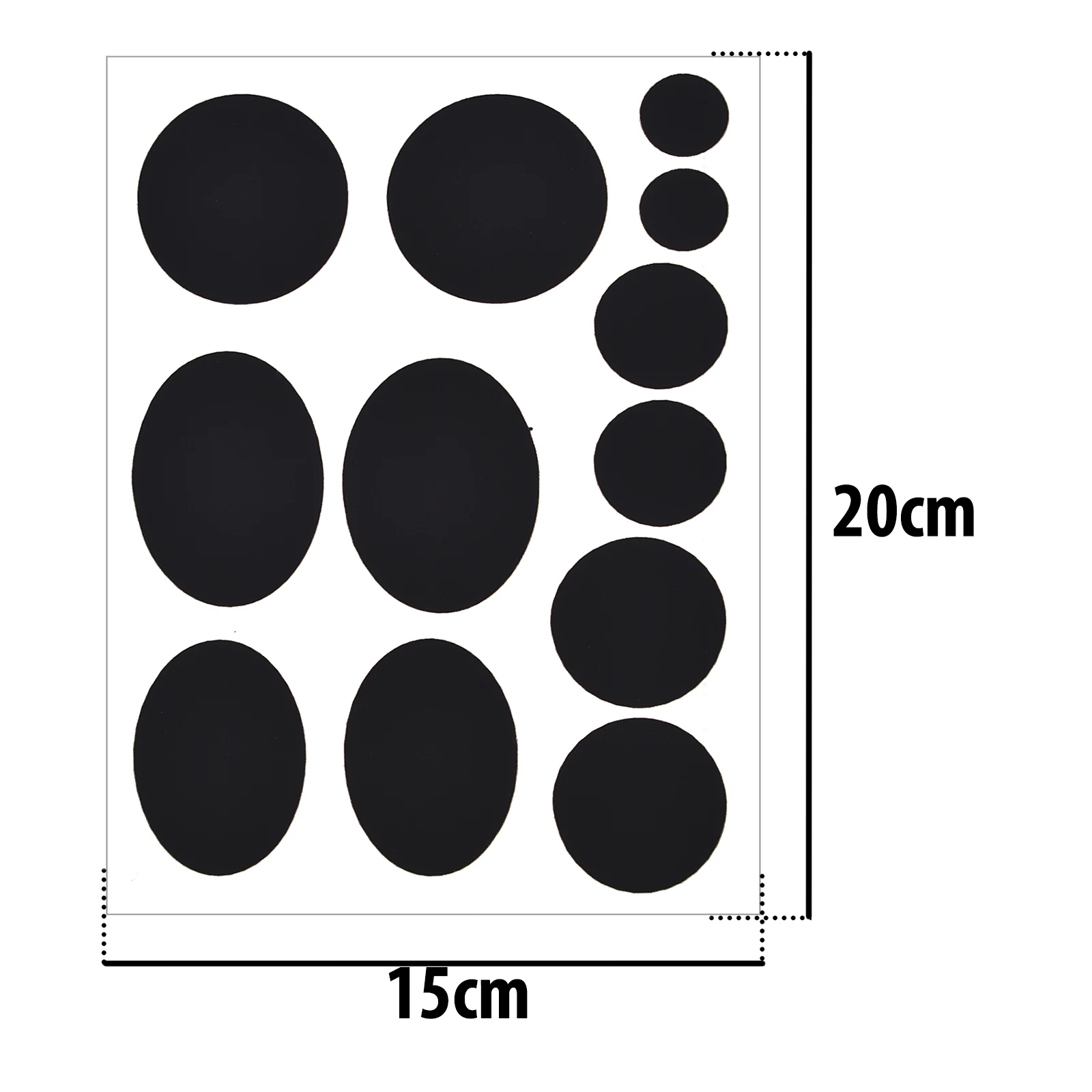 Self Adhesive Black Patches For Down Jacket Clothing Jeans Tent Stickers Repair Washable Decorative DIY Sewing Patch Fabric