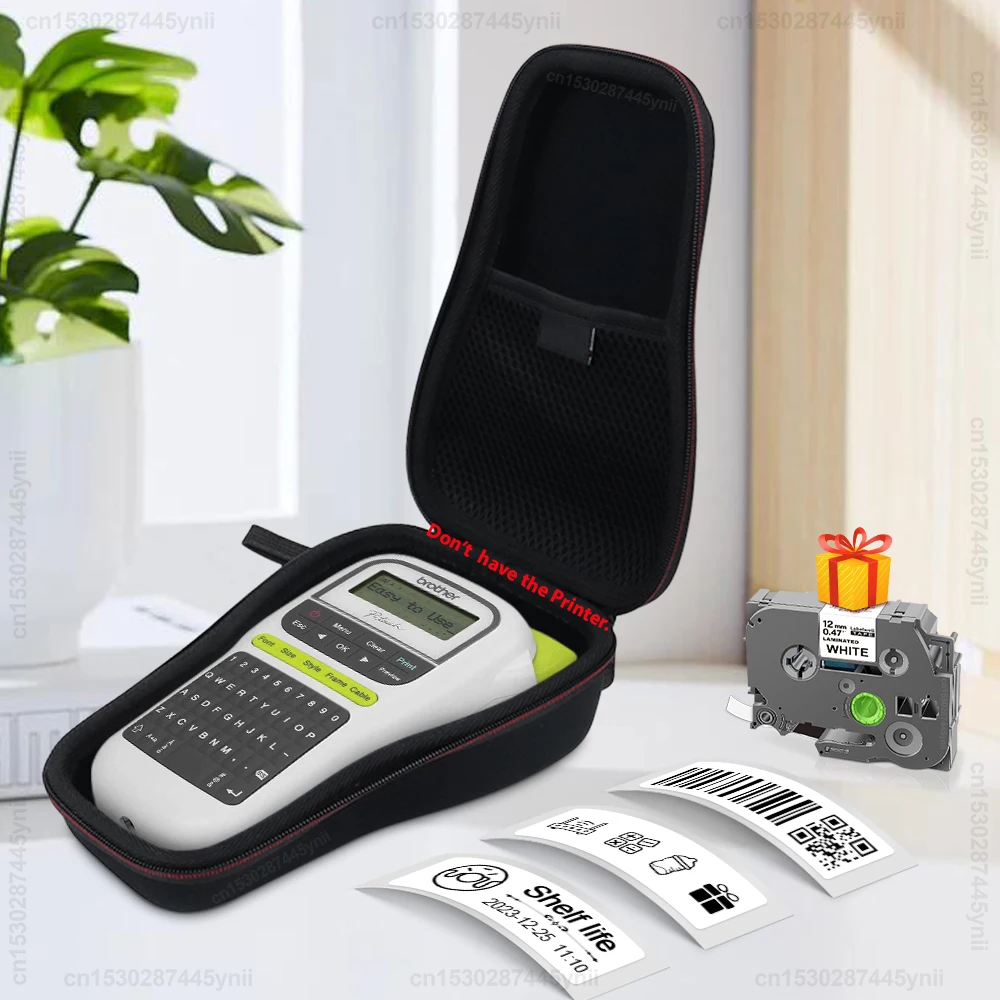 1pcs Compatible Brother P Touch PT-H110 PTH100 PTH110 Label Printer Case Portable Travel Carrying Bag or 5PK Tz231 Label Tape