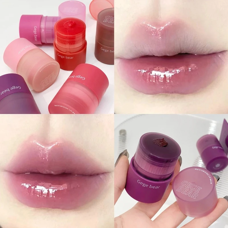 Befeuchten Lippen balsam Lippenstift Gelee violett Wasser Licht Lip gloss lang anhaltende nahrhafte flüssige Lippenstifte koreanische Make-up-Kosmetik