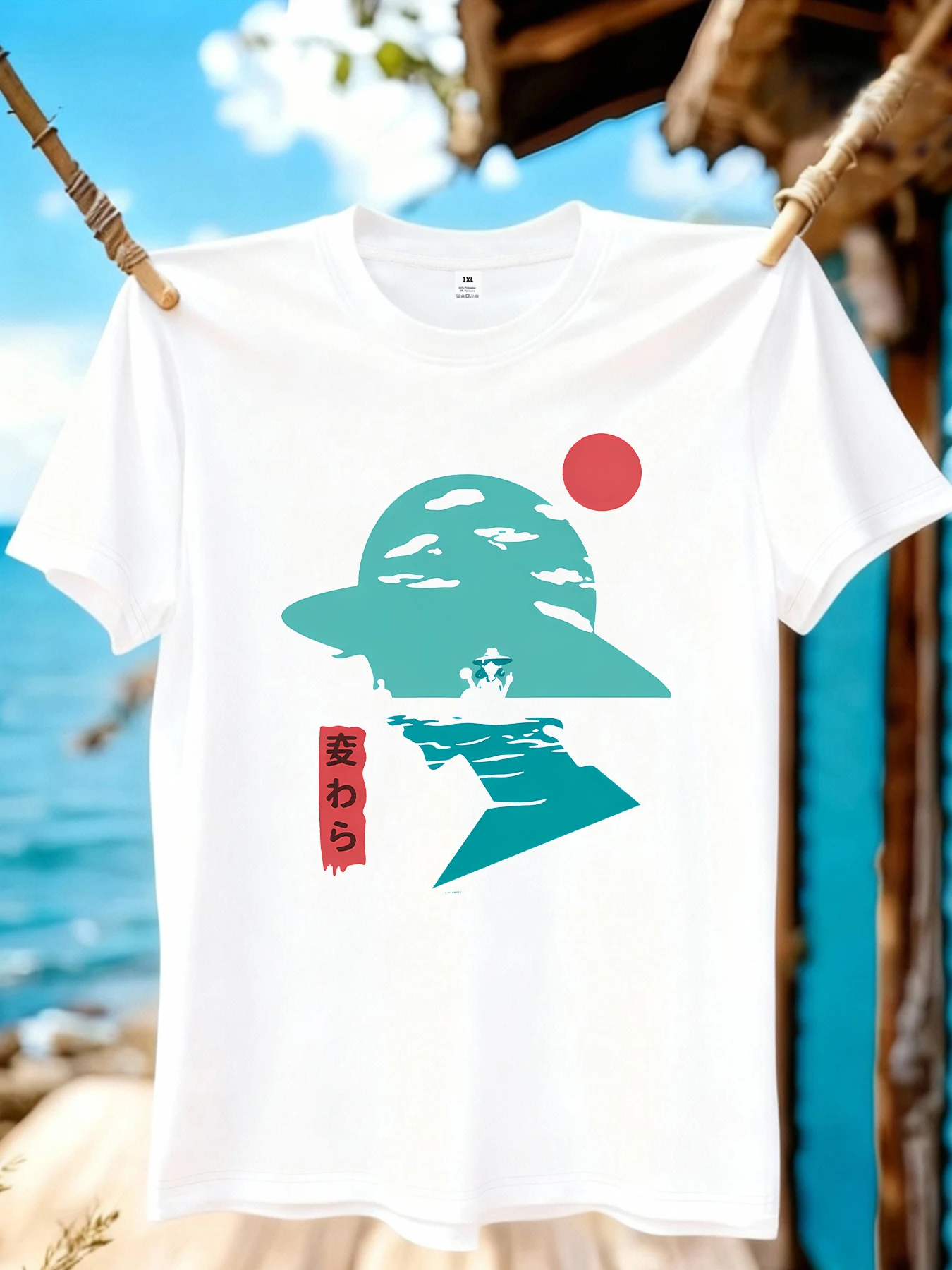 

【WZM109144】Женская футболка больших размеров с креативным принтом, круглым вырезом, летняя, повседневная, с короткими рукавами, в уличном стиле, универсальная.