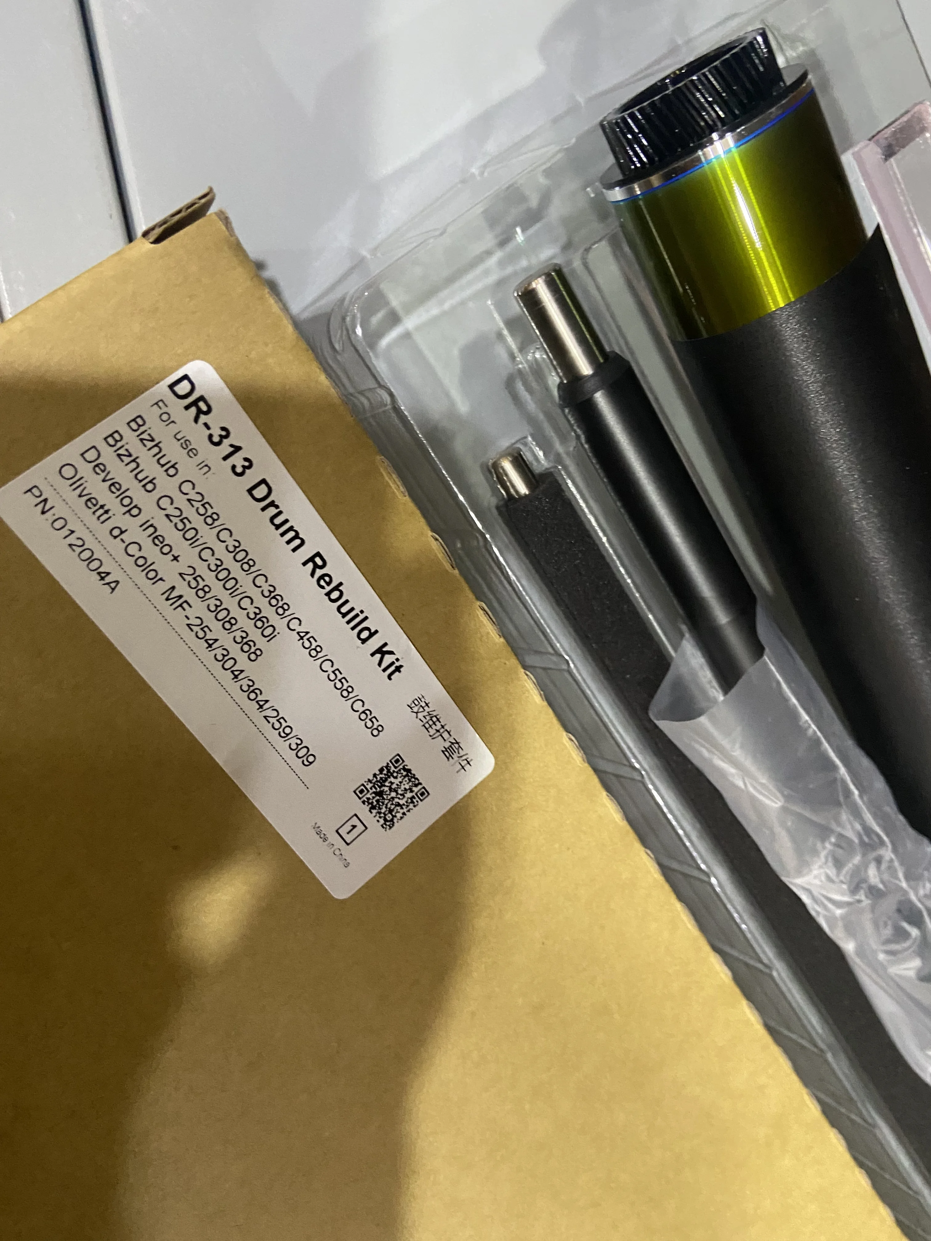 

Комплект для восстановления барабанного блока DR-313 для KONICA MINOLTA Bizhub C258 C308 C368 C458 C558 C658, лезвие для чистки барабана, зарядный ролик