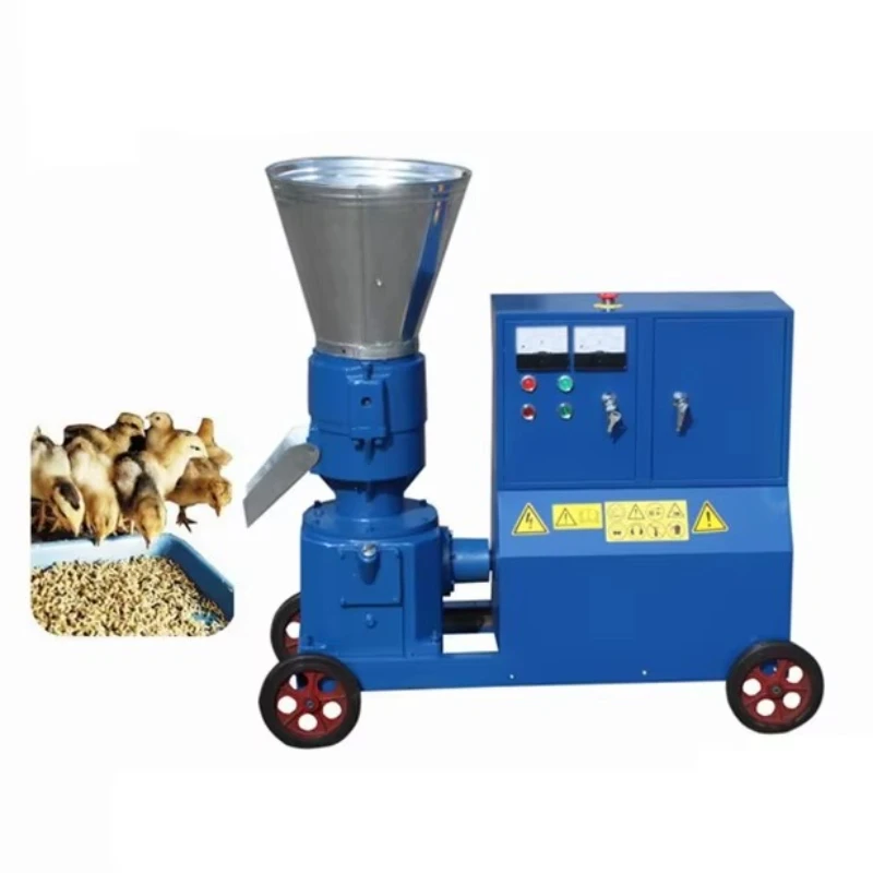 

Mini Electric Compost Food Pelletizer Animal Chicken Poultry Feed Wood Pellet Mill