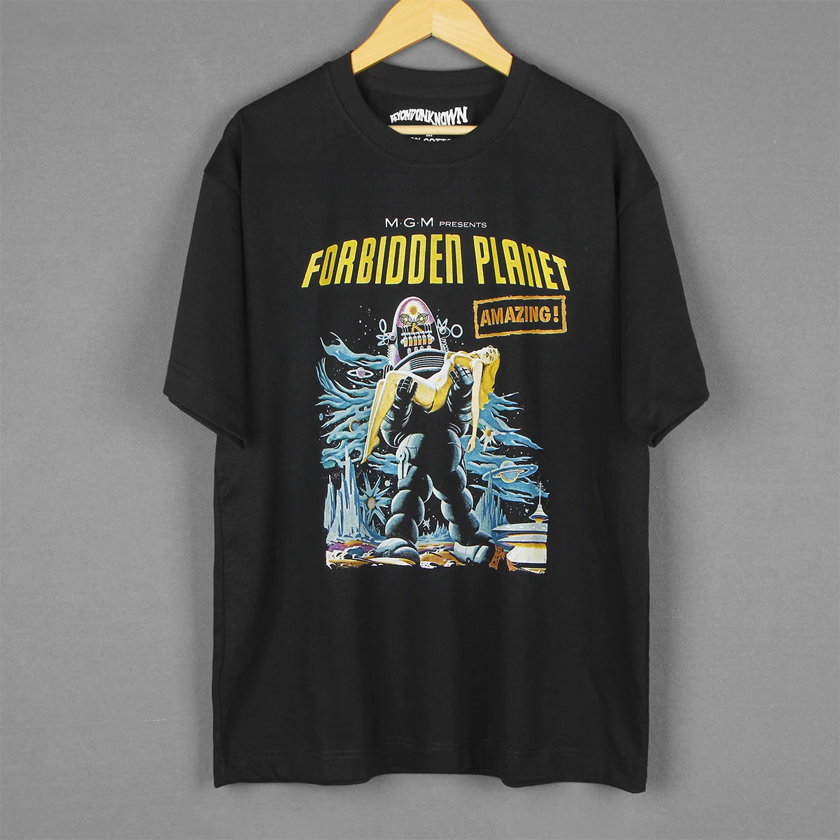 Forbidden Planet T-Shirt 50S Si-Fi Movie This Island Earth The Day the Earth Stood Cotton Short Sleeves Shirt