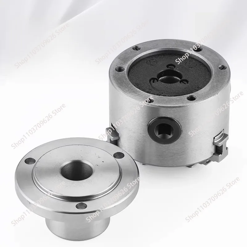 K11/K12/K72-80 100 Chuck Motor Shaft Flange Transition Disc Adapter Carbon Steel Hardening High Precision
