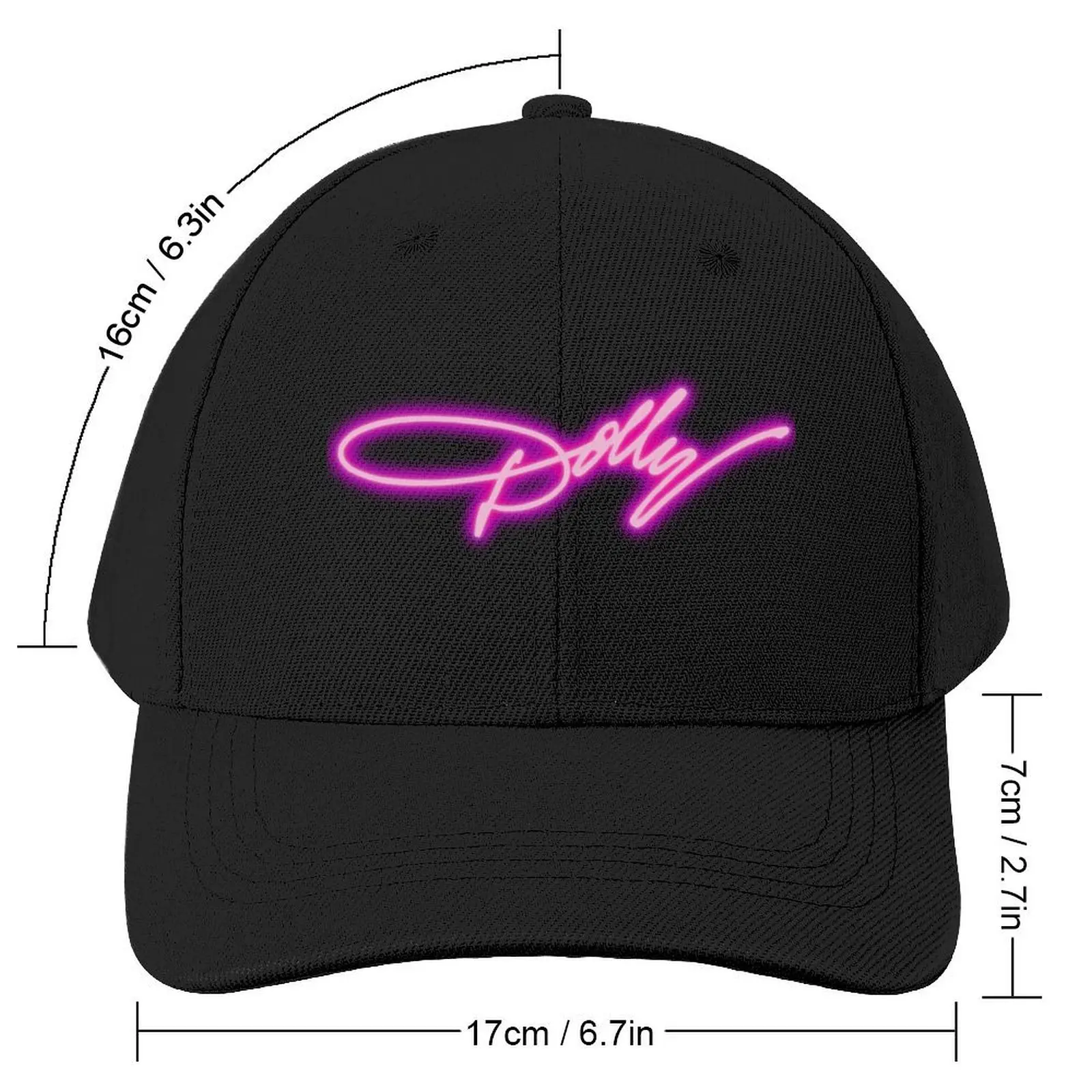 Dolly Parton Signature Baseball Cap Dropshipping Streetwear Vintage Elegant Women's Hats Men's