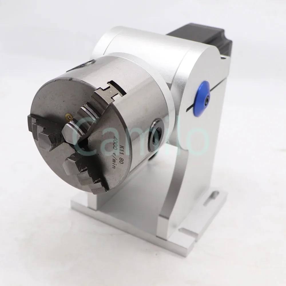 Rotary chuck 100mm diameter equipment jaws, three-jaw rotary table CNC milling indexing plate fixture, high precision