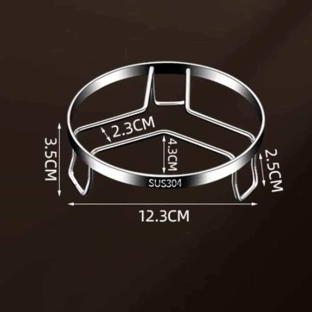 New Stainless Steel Steamer Pan Rack Stackable Round Pot Rack Multifunction Egg Steaming Tray