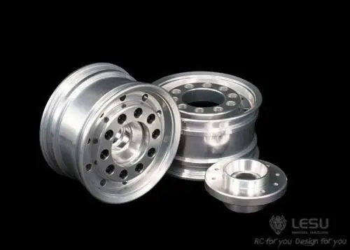 LESU-Front Wheel Metal Hub para Trator RC, Tamiyaya Modelo Do Caminhão, DIY Modelo De Brinquedo De Peça De Reposição, TH02494, 1/14