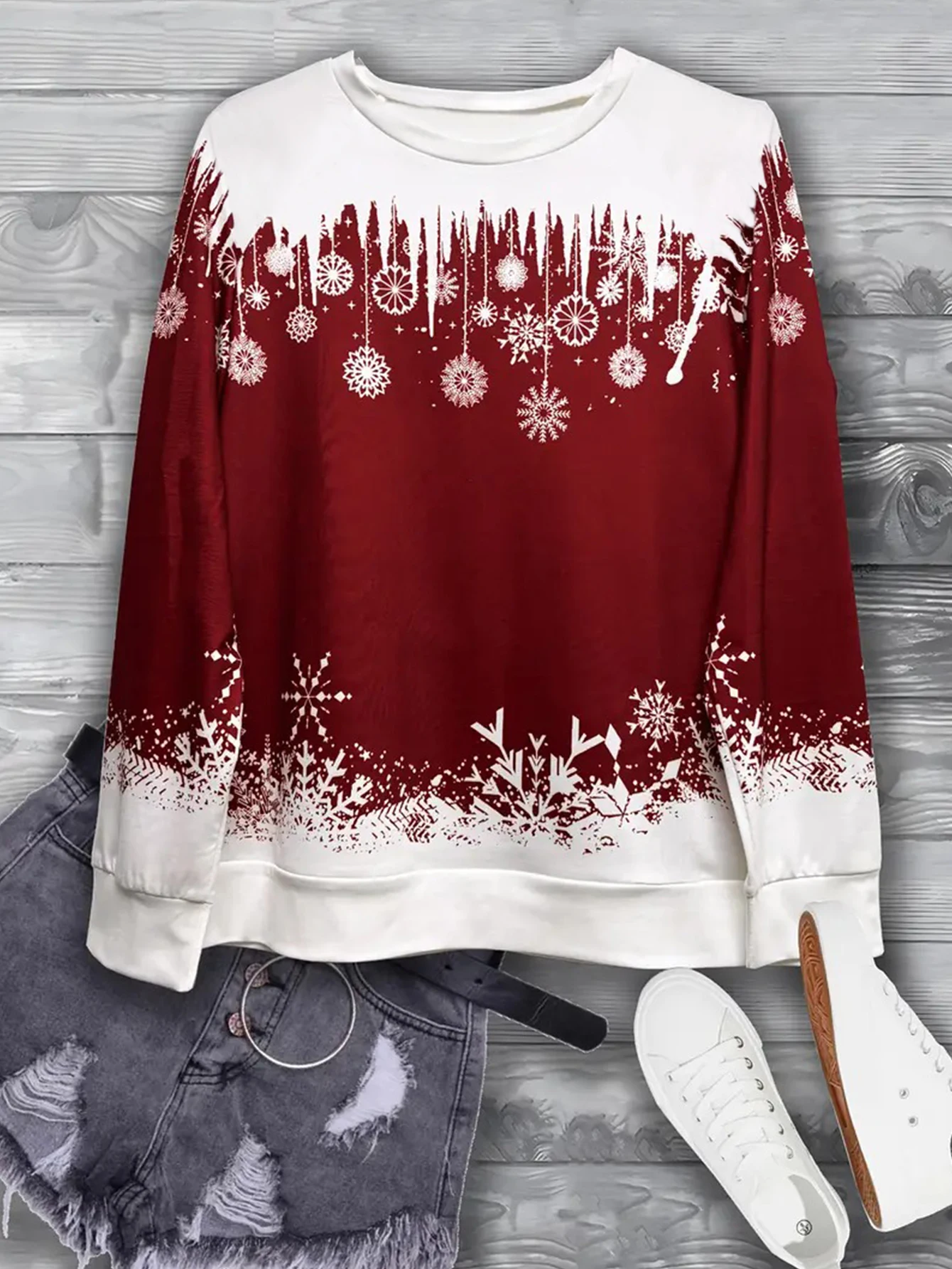 Plus Size dames sweatshirt met - Women'S Fashion Sweatshirts recensie en prijs