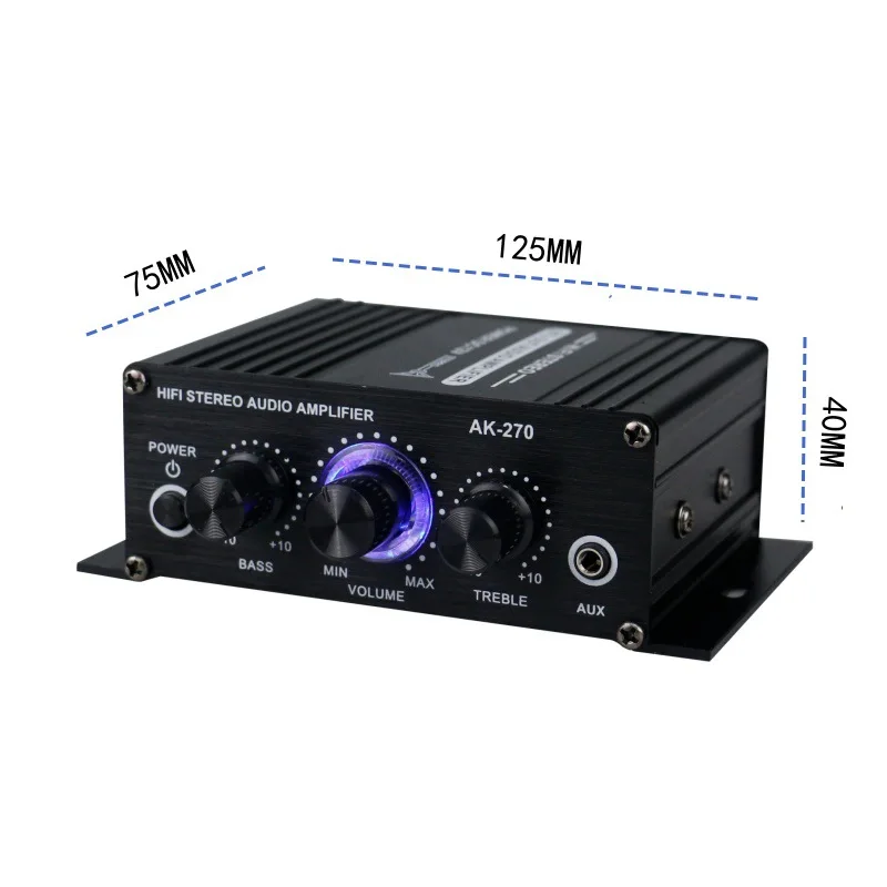 12V 400W Stereo Mini Amplificador Audio Power Amplifier FM HIFI 2CH Audio Music Player Stereo Audio Amplifier For Mic Car Home