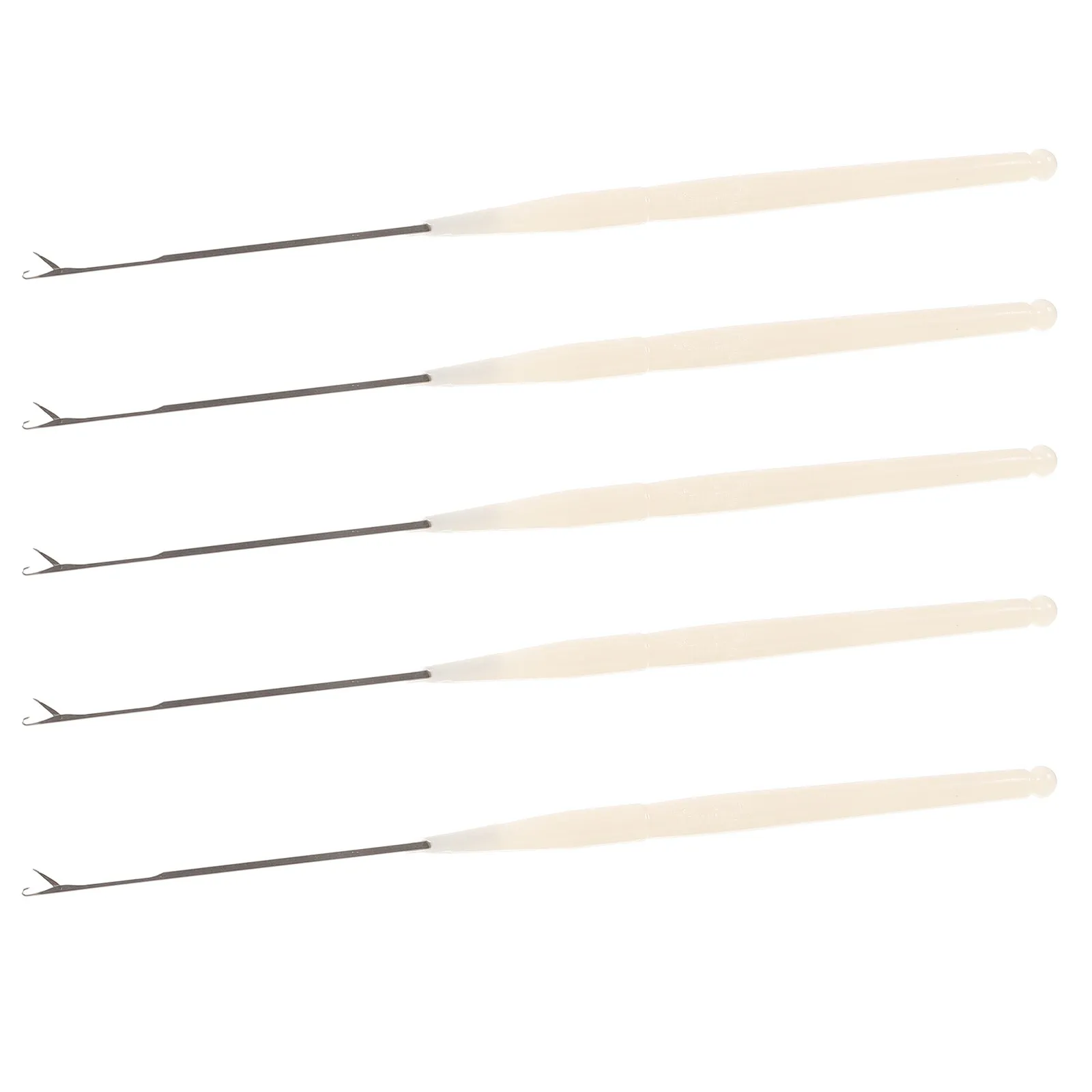 5Pcs DIY Beading Needles Plastic Bead Threader for Jewelry Making Supplies Beading Tool for Necklace Anklet Bracelet Crafting