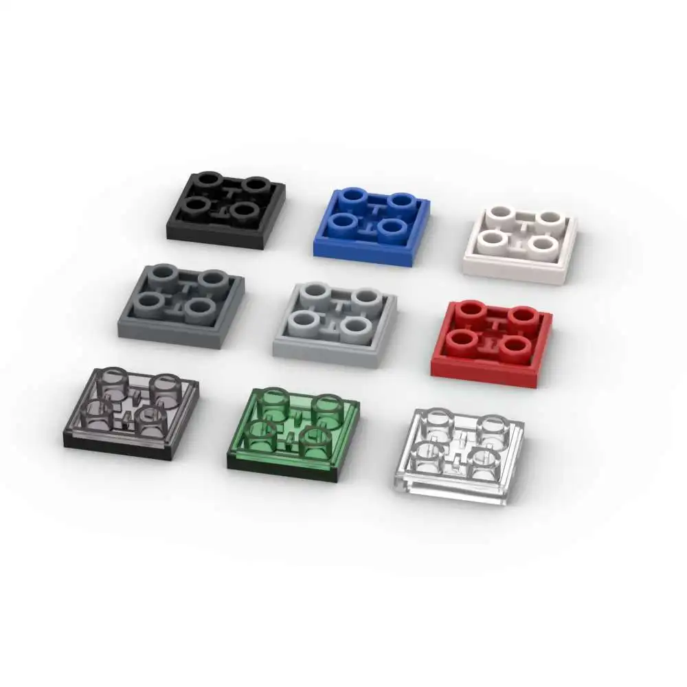 MOC 10PCS Puzzle Particle 11203 2X2 Reverse Light Panel Building Blocks Board Bricks Idea Toys Birthday Kid Gifts Dropshipping