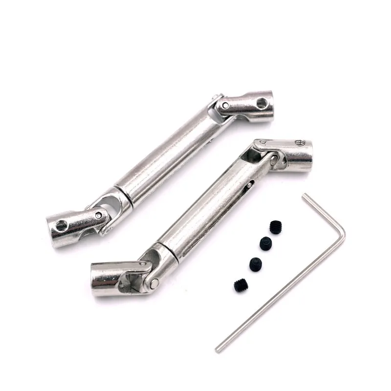 

For MN82S/MN78/MN168 1/12 RC Crawler Metal Front & Rear Drive Shaft Set , Heavy-Duty Metal Upgrade Parts Accessories