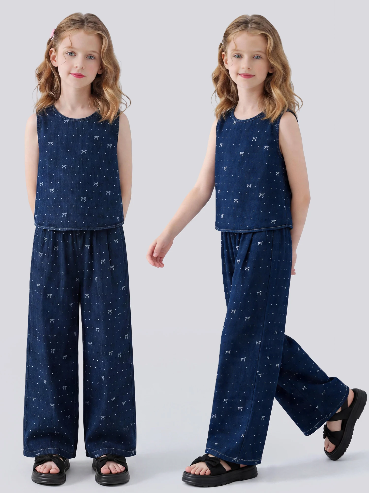 ensemble-deux-pieces-decontracte-d'ete-pour-filles-haut-sans-manches-et-pantalon-large-–-vetements-pour-enfants-respirants-resistants-a-l'usure-et-legers