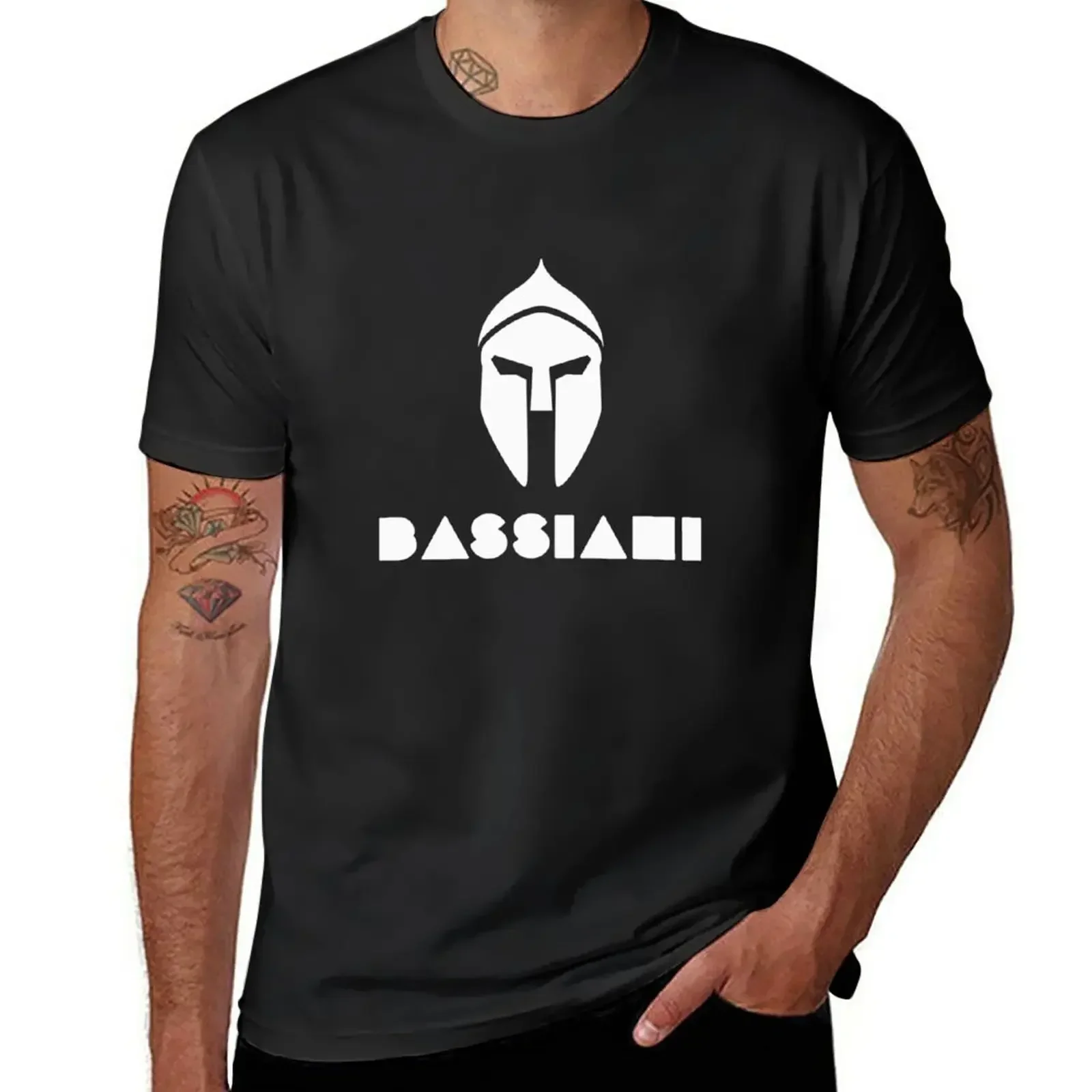 New Bassiani Tbilisi Techno Club T-Shirt Short boys animal print t-shirt mens clothes heavyweight  men clothing graphic t shirts