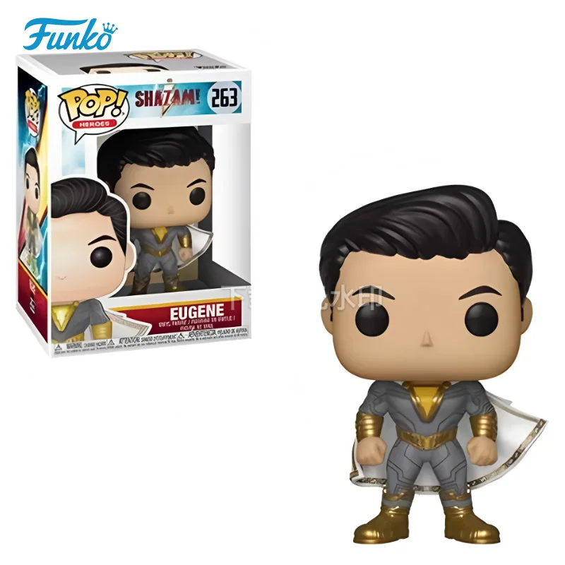 FUNKO POP Vinyl Figurine DC Film Billy Batson SHAZAM EUGENE Model Toy Collection Action Figure Table Ornaments