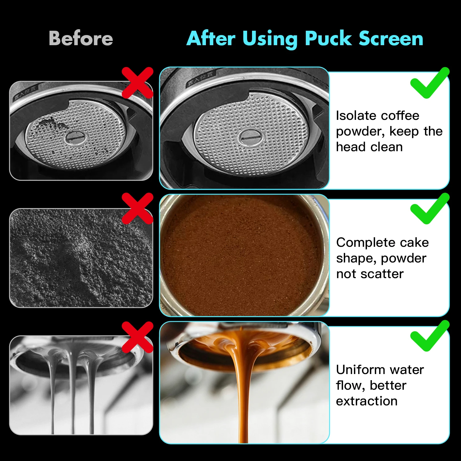 Sitko do kawy AliKisscafe 51mm – Puck Screen Mesh recenzja i cena