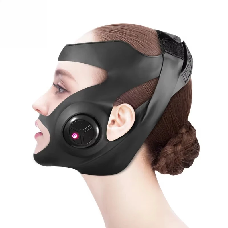 New  V-Shape Face Lifting Massager  Face Lifting Belt Anti Aging Beauty Silicone Vibration Mask
