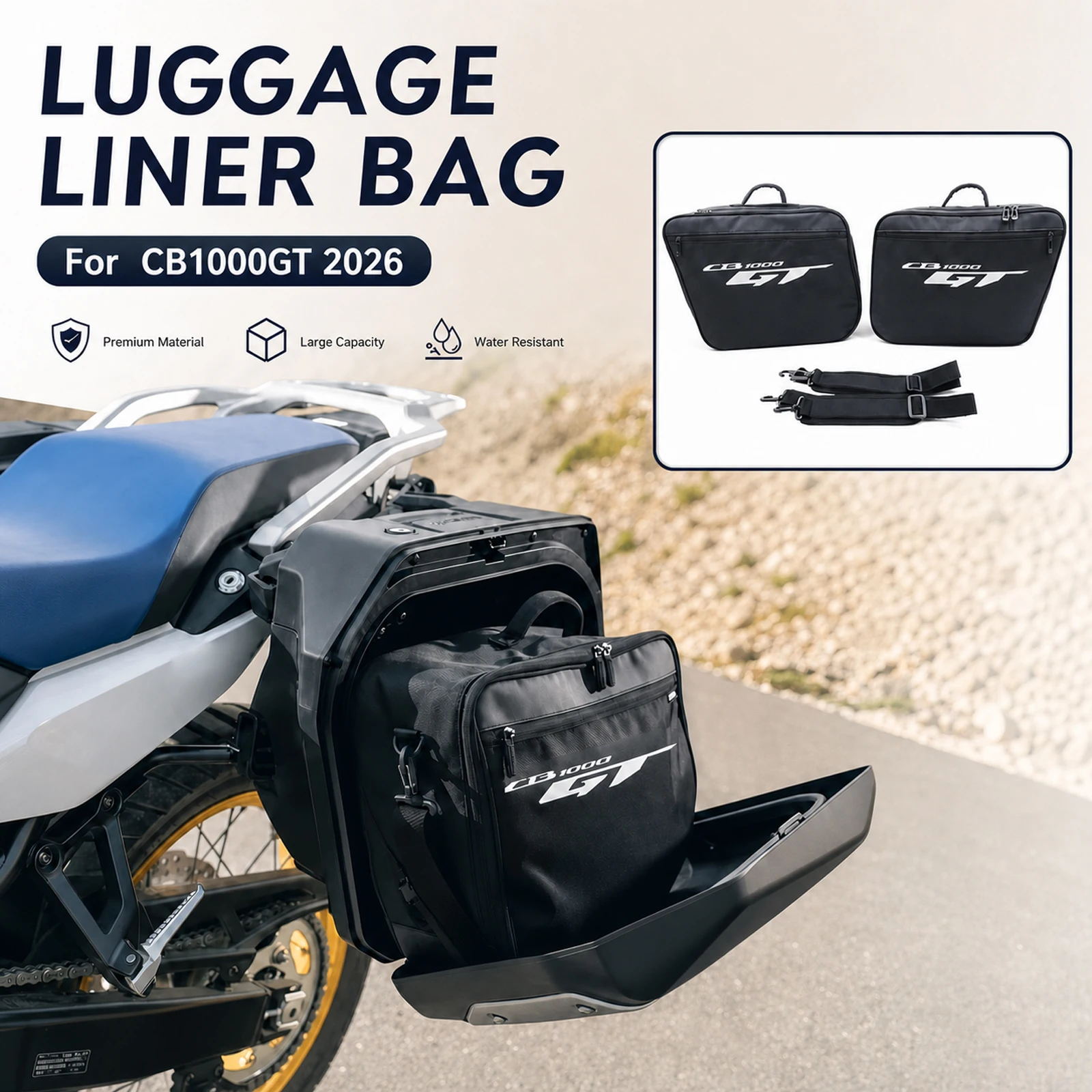 Motorcycle Saddlebag Liner Inner Bags - Motorfietsaccessoires voor CB1000 GT CB1000GT 2026