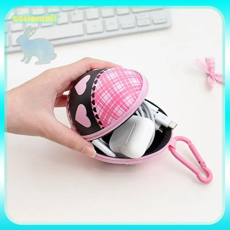 

Original Waigua Production Shugo Chara! Egg Shape Coin Purse Bag Charm Anime Peripheral Ornament Collect Toys Girls Boys Gift