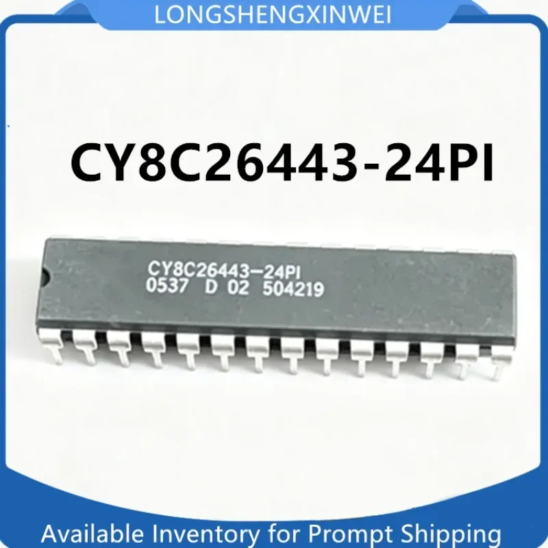 50PCS CY8C26443-24PI CY8C26443 DIP28 8-bit Programmable System Chip New Original in Stock