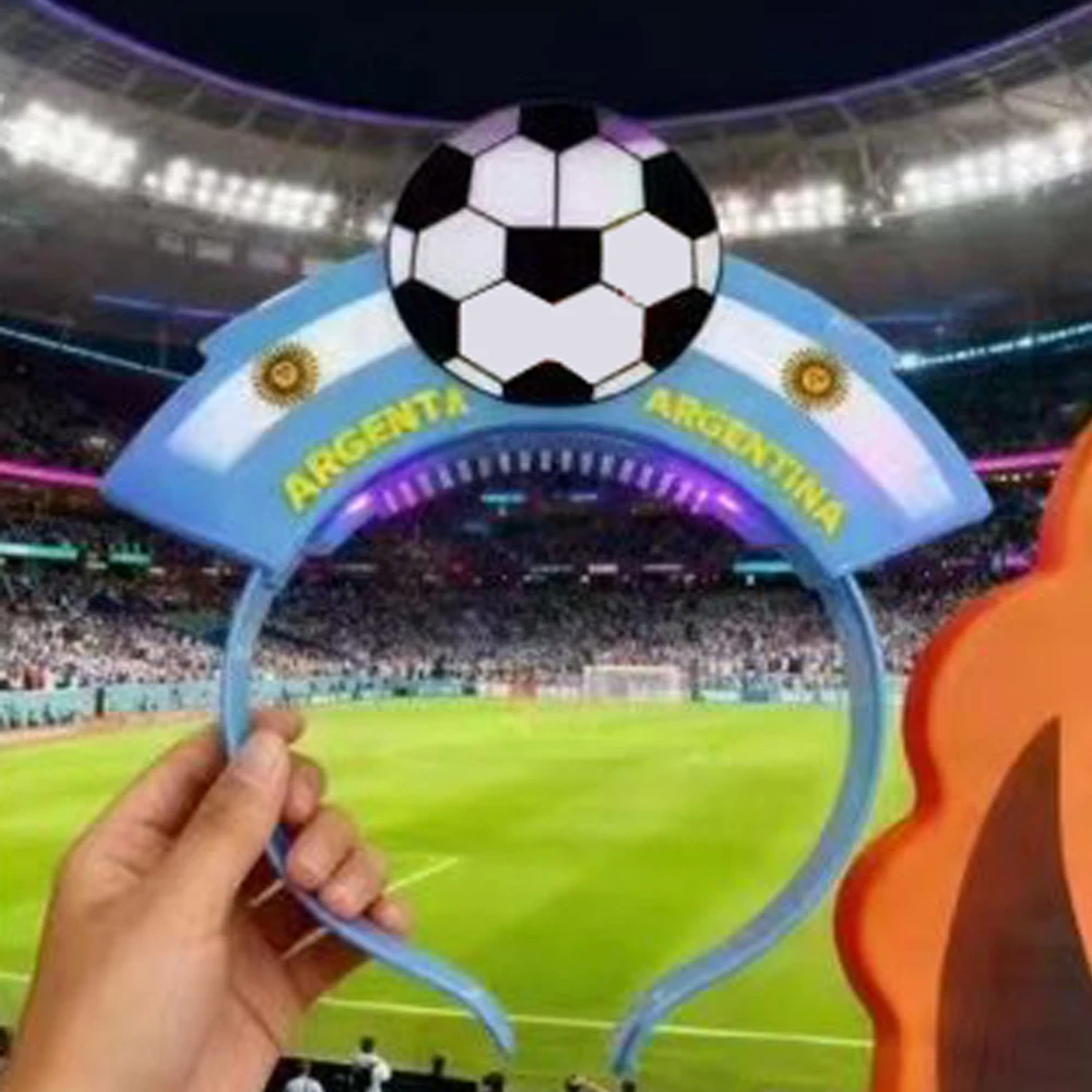 Flagicts Fans Cheering Game Argentina Flags glow headband