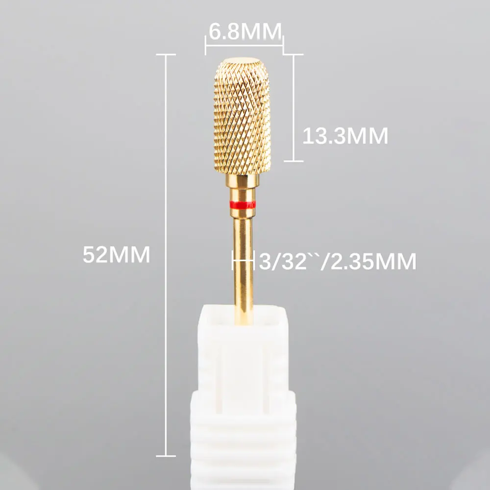 Carbide Tungsten Steel Cross Tooth Nail Drill Bits Milling Cutter Remove Gel Nail Art Tools Accessory