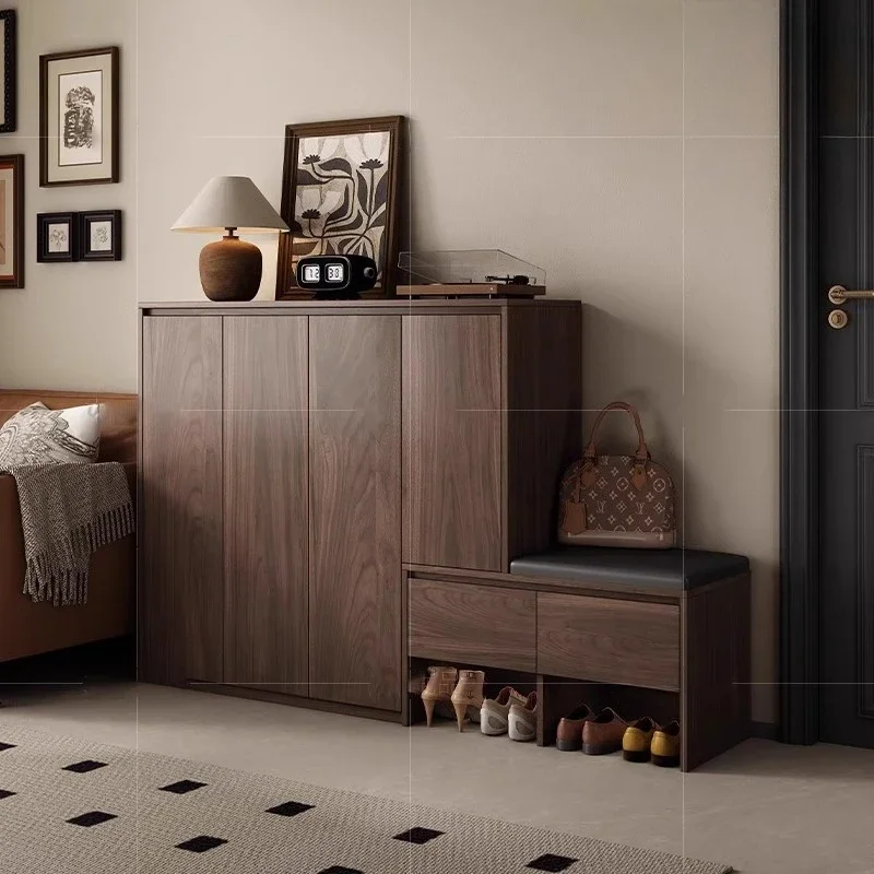 

Современный шкаф-тумба для прихожей с сиденьем, эргономичный шкаф для обуви, мебель для отелей и дома