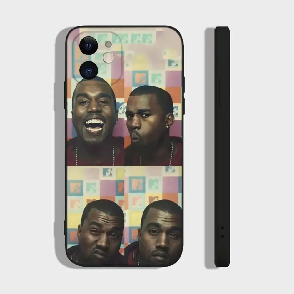 Funny Singer Kanye West Ye Phone Case For iPhone 16 15 14 13 12 11 Pro Max Mini X XS XR SE 7 Plus Shockproof Silcone Soft Cover