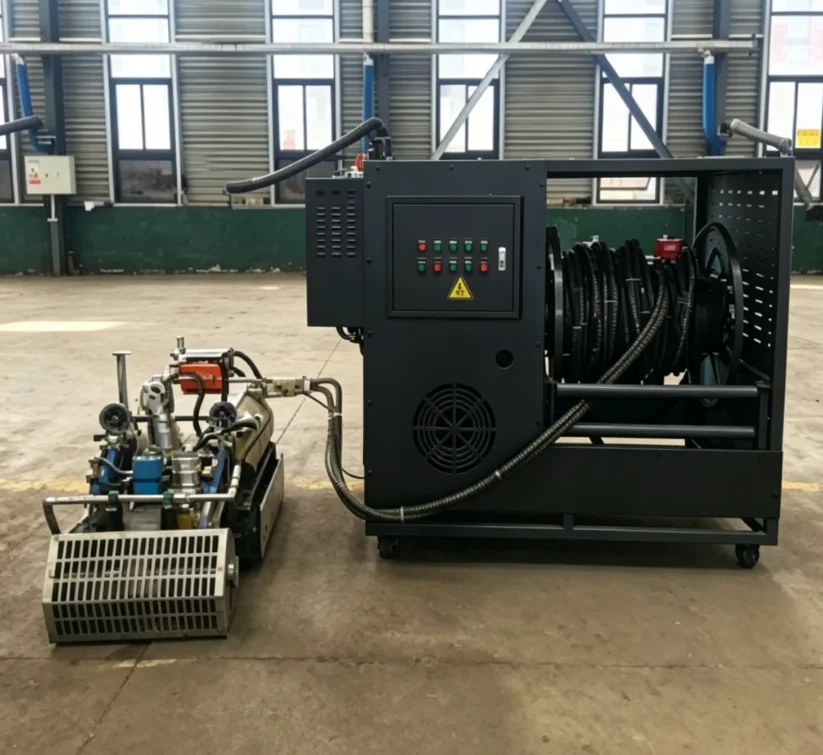 Dredging Robot Underwater Remote Control Intelligent Submersible Crawler for Reservoir Dam and Large Water Tank