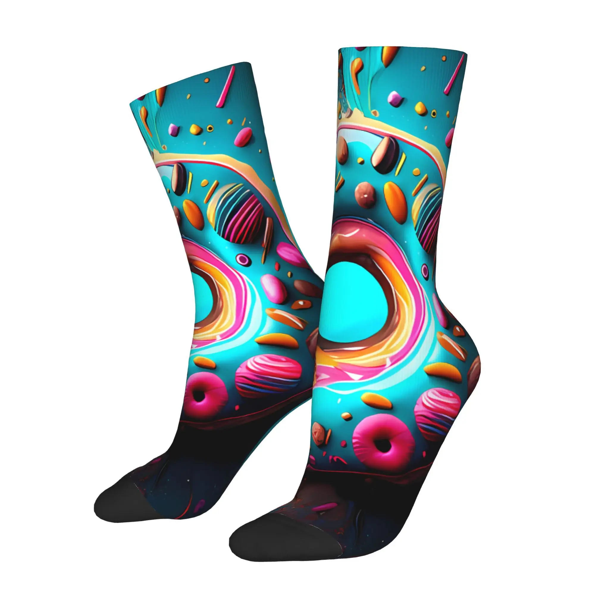 

Donut Delicious Socks Male Mens Women Autumn Stockings Polyester