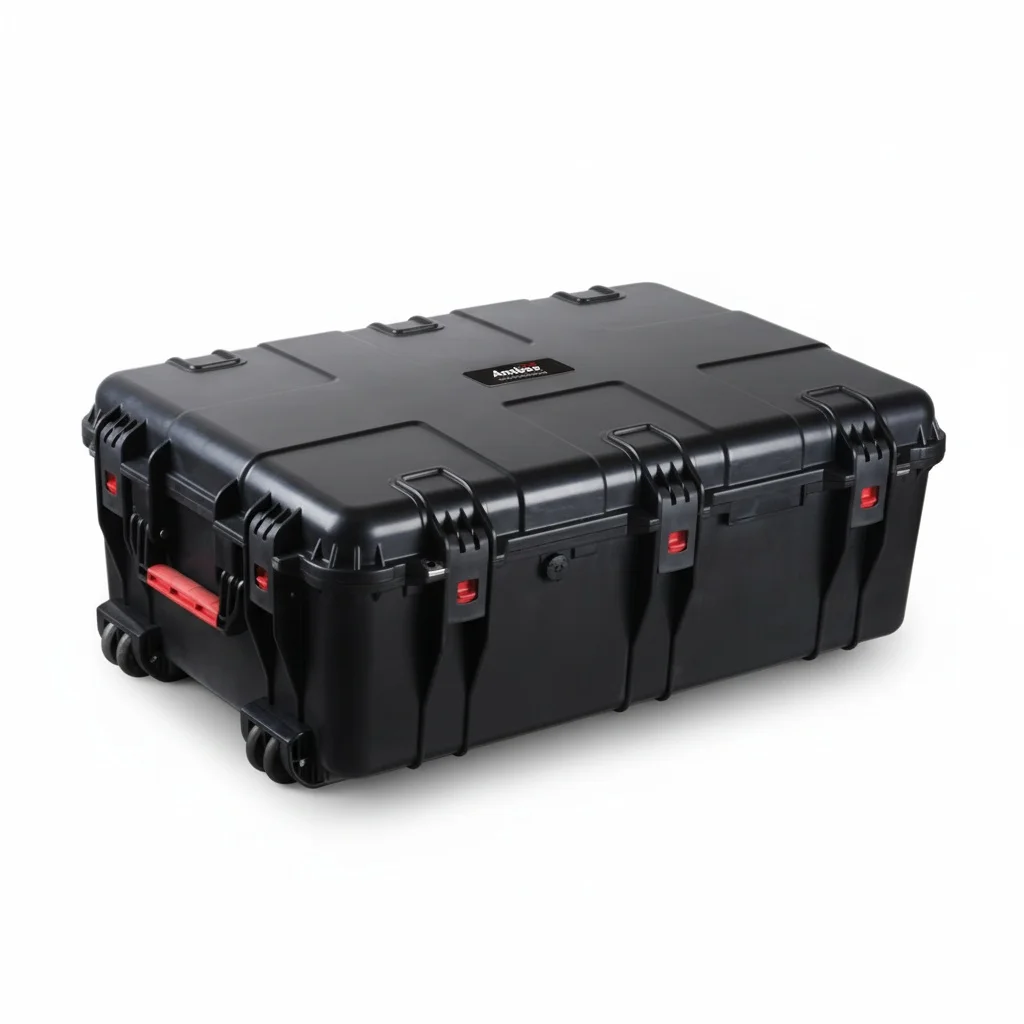

Hard ABS Storage Case, 840x571x324mm ABS Plastic, IP67 Waterproof Protective Tool Case, 14kg Heavy Duty Shockproof Equipment Box