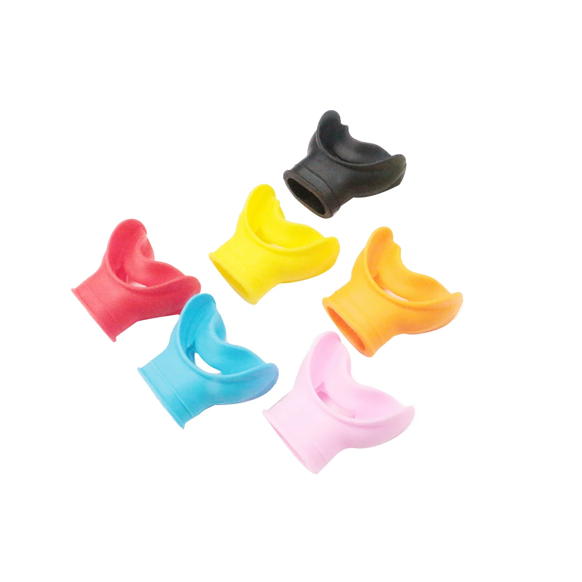 Imagem -06 - Scuba Diving Silicone Mouthpieces Snorkel Regulador Colorido Subaquático Respiração Acessórios Segunda Fase Rosa