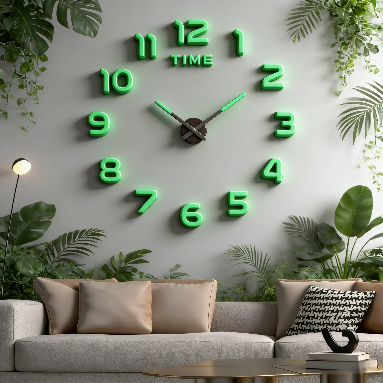 2026 Modern Design Large Wall Clock 3D DIY Quartz Clocks Fashion Watches Acrylic Mirror Stickers Living Room Home Decor Horloge