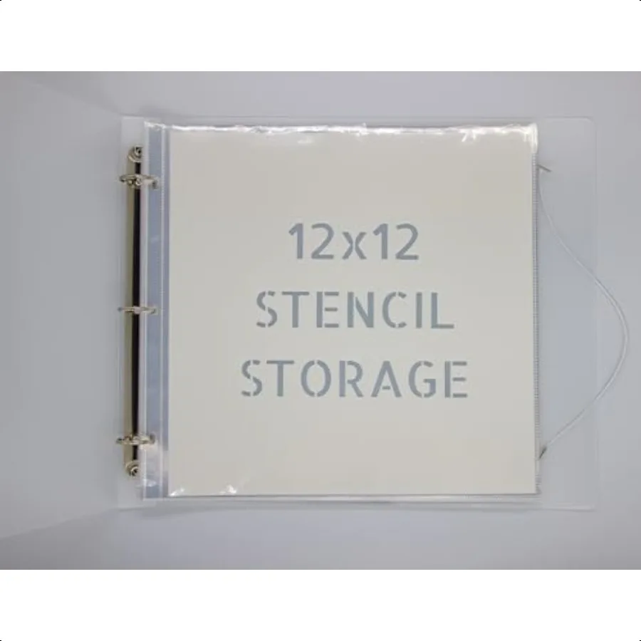 raccoglitore-per-stencil-raccoglitore-12x12-con-buste-con-30-fogli-trasparenti-protezioni-per-contenere-stencil-12x12-dimensioni-12-x-12-presenti