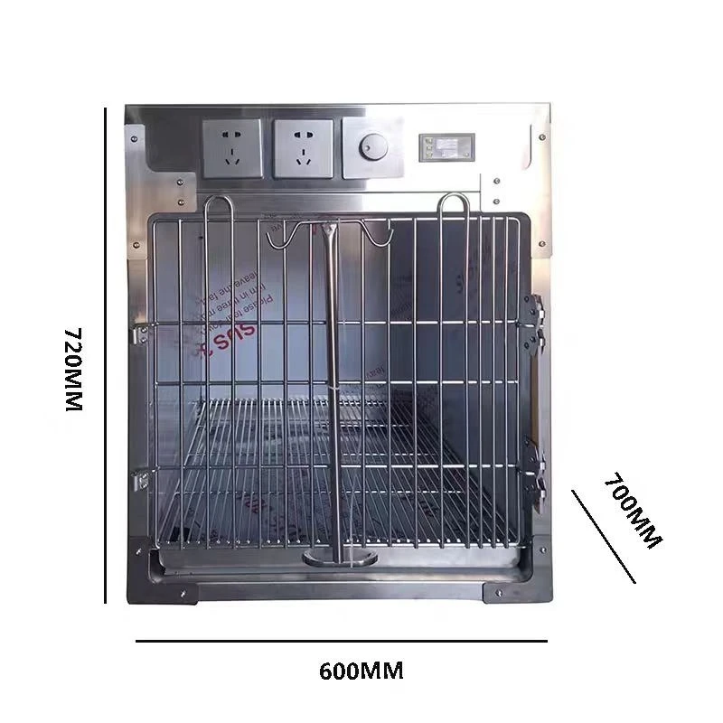 Pet Hospital Cage, Cat Cage, Dog Cage, Veterinary Injection Cage, Constant Temperature Oxygen Cage, Four-position Chamber
