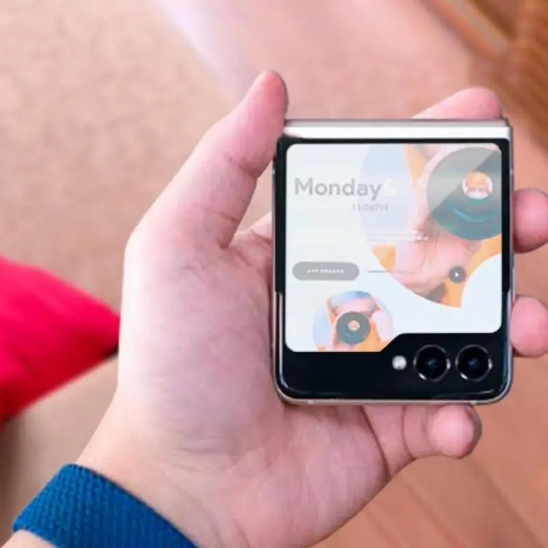 3pcs hd Vollbild gehärtetes Glas für Samsung für Galaxie für Z Flip5 Schutz glas Displays chutz folie für Galaxie für Z Flip5