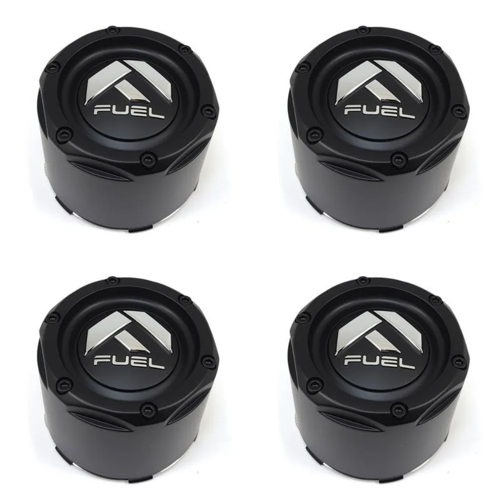 

4pcs O.D 5.125'' H 3.875'' Off-road Pickup Aftermarket Wheel Center Caps for Fuel 8-Lug Rims 1003-50 PCD 8×165.1 Car Accessories