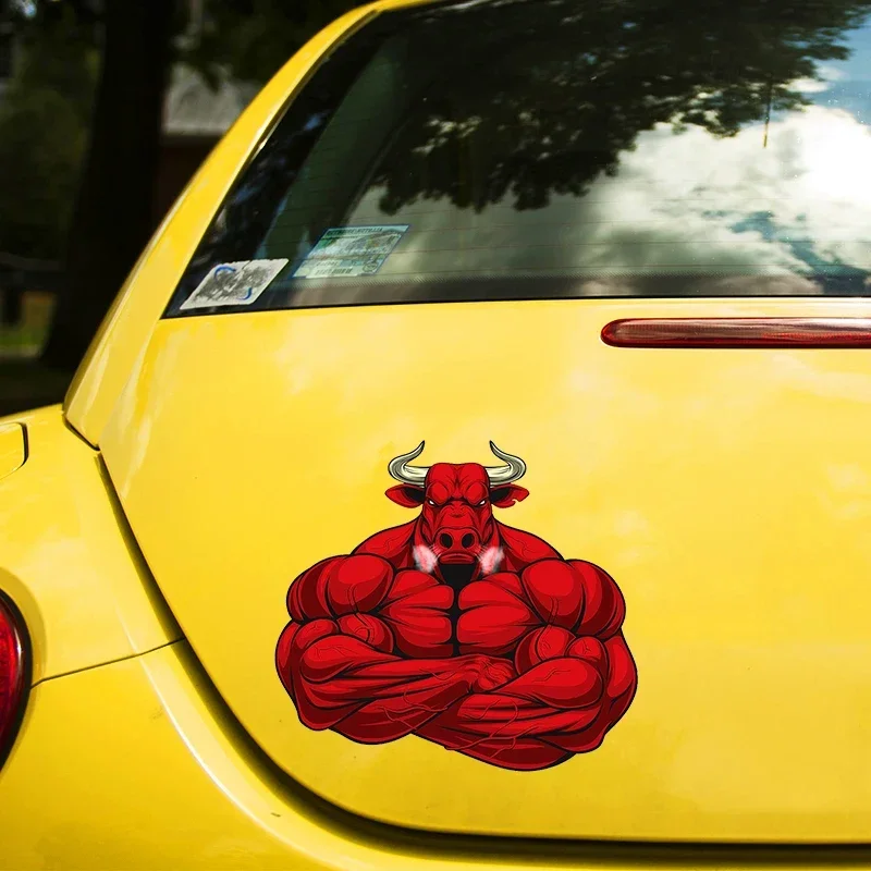 

Funny Angry Bull StickerPersonality Stickers Vinyl Decal Waterproof Wear resistant Car Sticker on Motorcycle Laptop