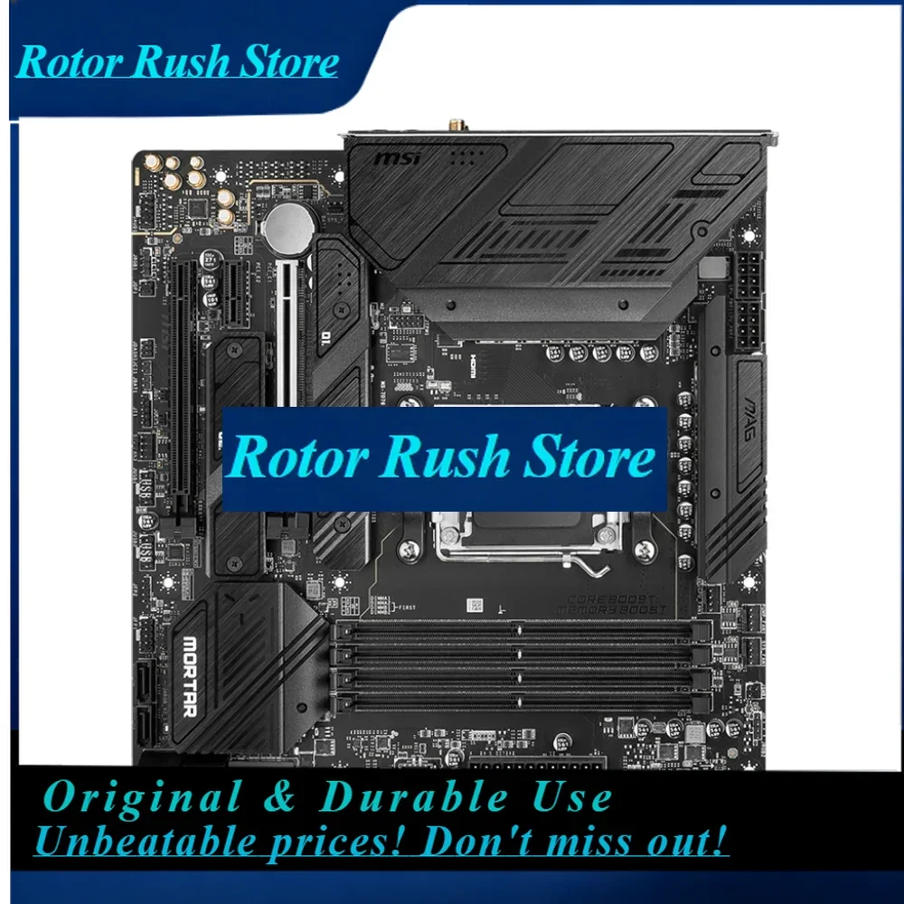 RoRuSMSI MAG B650M MORTAR WIFI Motherboard Supports AMD Ryzen 8000/7000 Series Desktop Processors 4xDDR5 256GB HDMI NVME M.2 PCI
