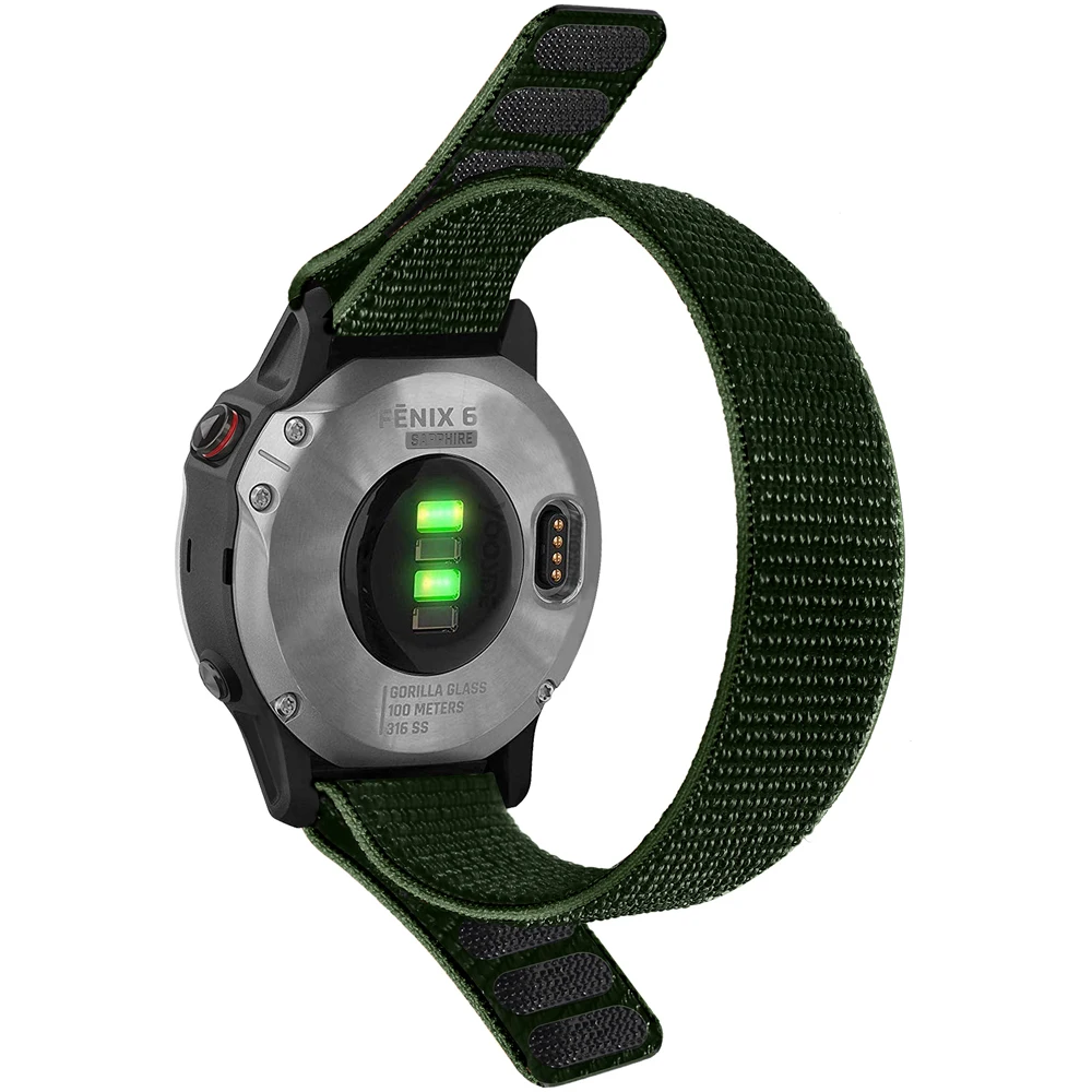 Fenix 8 43MM Wristband For Garmin Fenix 6S Pro 5S Plus 7S Pro Watch Band For Epix Pro 42mm Strap Nylon 20mm Quickfit Bracelet