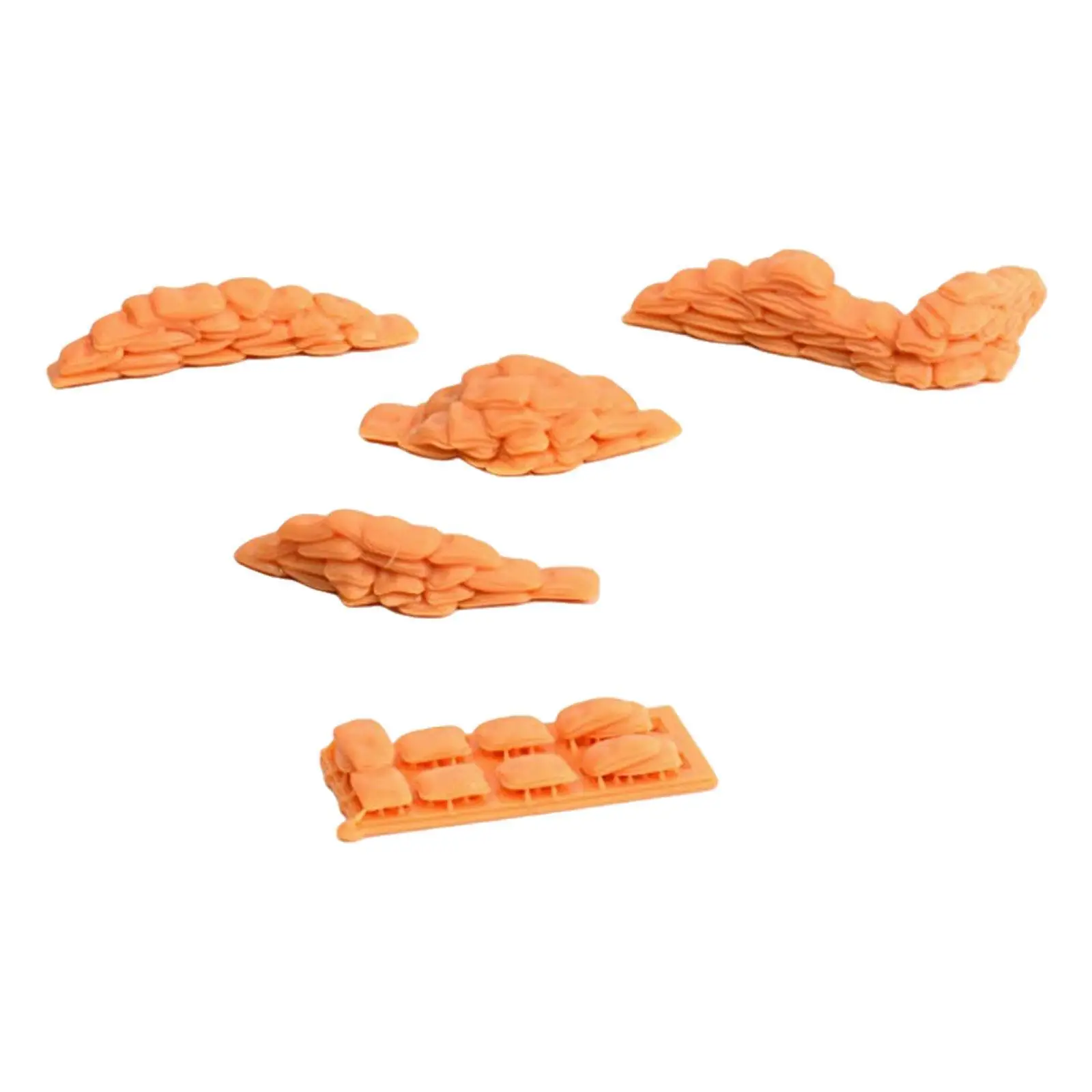 1/72 Sand Bag Set Architectural Model Resin Simulation Trains Railway Model Diorama Model Building DIY Materials Supplies
