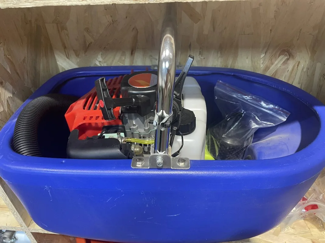 New Float Design 2-Stroke  Water Pump Portable Float Pump 1 Inch High Pressure Pump for Irrigation Systems and Drainage