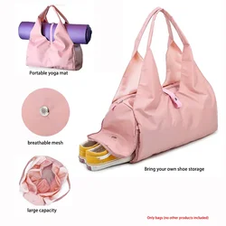 Nylon Outdoor Sports Travel  Bag Yoga Mat Bag Gym Fitness Handbags for Women Men Training Sport  Carry on Luggage