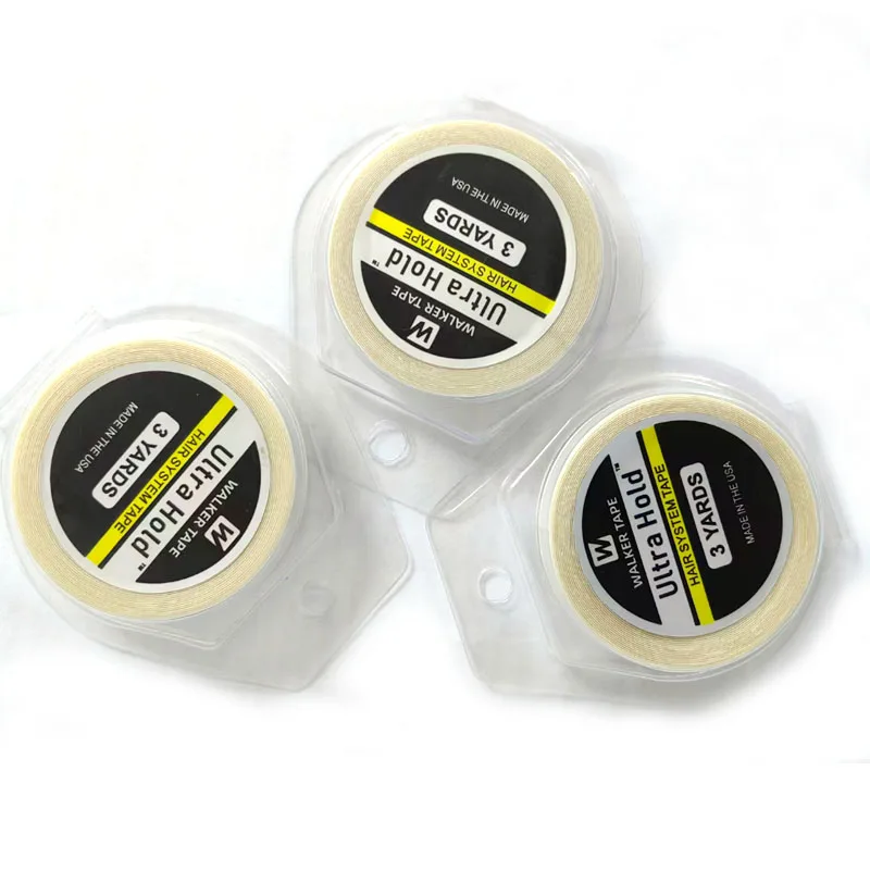 3/12/36YARDS Ultra Hold Hair System Tape Double Sided Adhesives Tape For Hair Extension Toupee Wig White Tape Strong Hold view 6