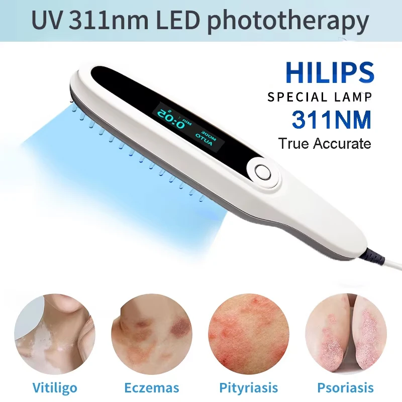 

Uvb 311nm Narrow Band Light Therapy Lamp Instrument For Psoriasis Vitiligo Skin Disease Treatment Anti-White Spot Of Uvb Lamp