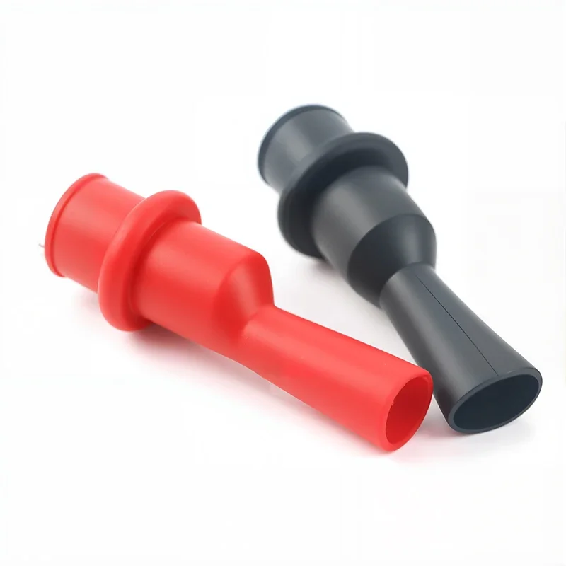 4Pcs Alligator Clips 10A/1000V Alligator Crocodile Test Clip Clamp Testing Probe Meter Red Black Electrical Testing Clips